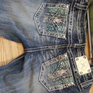 Size 30 Miss Me bootcut jeans
